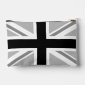 Union Jack/Flag Monochrome (aangepaste naam) Etui (Achterkant)