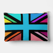 Union Jack/Flag Multicolored+Black (naam) Etui (Achterkant)