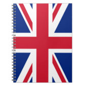 Union Jack Flag Notitieboek (Voorkant)