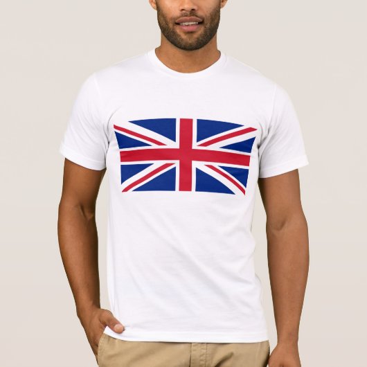 Union Jack Flag ontwerp T-shirt (Voorkant)