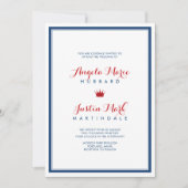 Union Jack Flag Patriotic Wedding 2 Kaart (Voorkant)