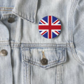 Union Jack Flag Pin Button Badge United Kingdom UK (In situ)