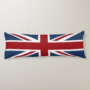 Union Jack Flag Red White en Blue Lichaamskussen
