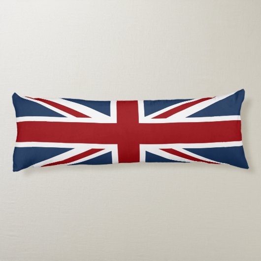 Union Jack Flag Red White en Blue Lichaamskussen (Achterkant)