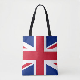 Union Jack Flag stcn Tote Bag
