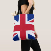 Union Jack Flag stcn Tote Bag (Dichtbij)