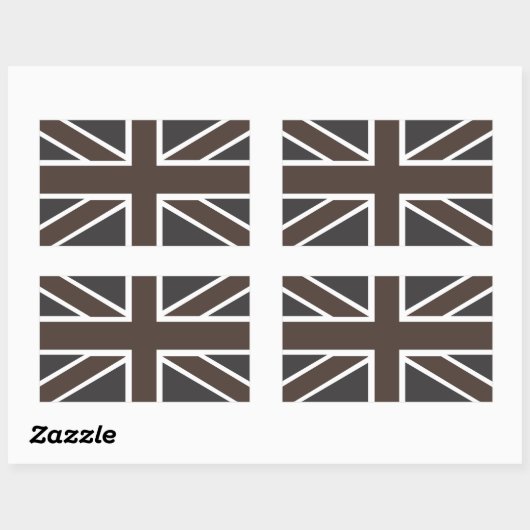 Union Jack Flag Sticker (Vel)
