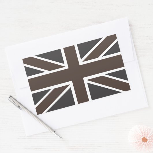 Union Jack Flag Sticker (Envelop)