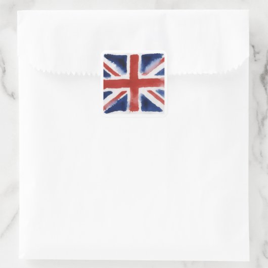 Union jack flag sticker (Tas)