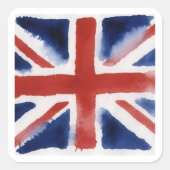 Union jack flag sticker (Voorkant)