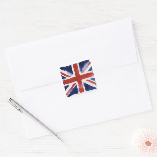 Union jack flag sticker (Envelop)
