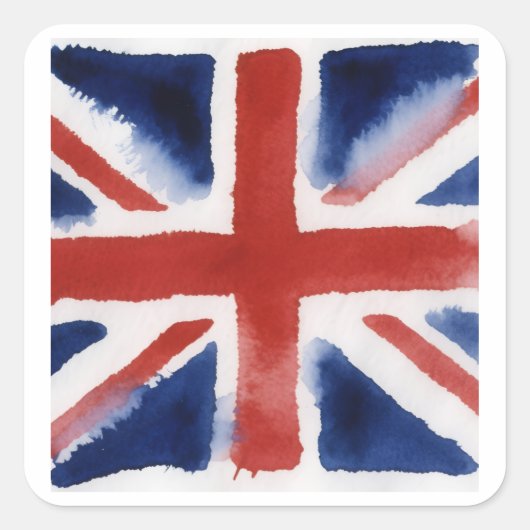 Union jack flag sticker (Voorkant)