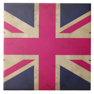 Union Jack Flag Tile/Trivet Tegeltje