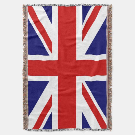 Union Jack Flag van het Verenigd Koninkrijk Deken (Voorkant Verticaal)