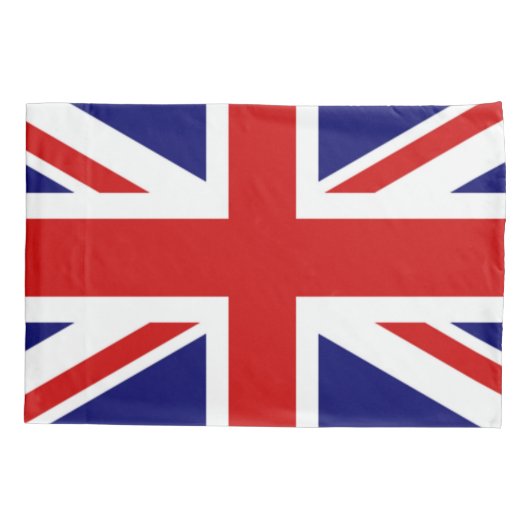 Union Jack Flag van het Verenigd Koninkrijk Kussensloop (Achterkant-Links)