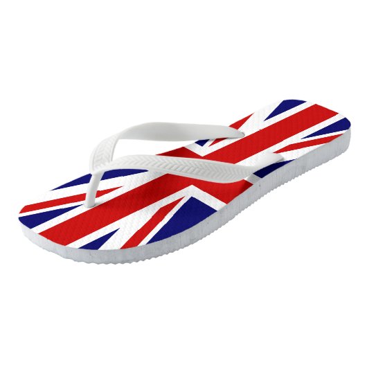 Union Jack Flag van het Verenigd Koninkrijk Teenslippers (Schuin)