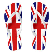 Union Jack Flag van het Verenigd Koninkrijk Teenslippers (Voetbed)