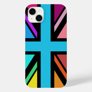 Union Jack/Flag veelkleurig + zwart ontwerp Case-Mate iPhone 14 Plus Hoesje