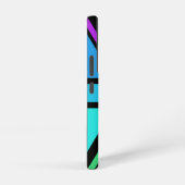 Union Jack/Flag veelkleurig + zwart ontwerp Samsung Galaxy Hoesje (Rechterkant)