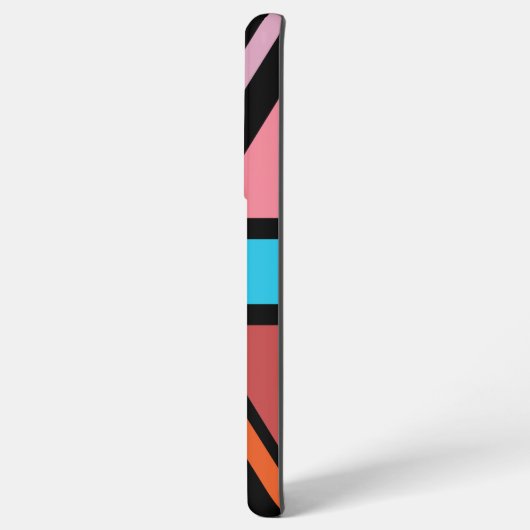 Union Jack/Flag veelkleurig + zwart ontwerp Samsung Galaxy Hoesje (Achterkant horizontaal)