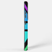 Union Jack/Flag veelkleurig + zwart ontwerp Samsung Galaxy Hoesje (Rechterkant)