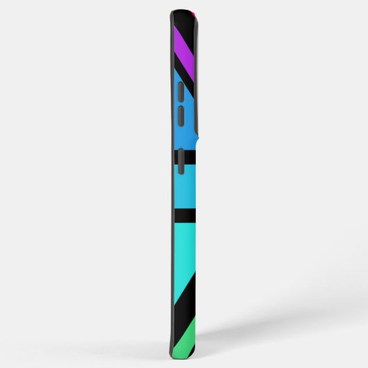 Union Jack/Flag veelkleurig + zwart ontwerp Samsung Galaxy Hoesje (Rechterkant)