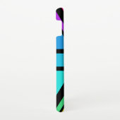 Union Jack/Flag veelkleurig + zwart ontwerp Samsung Galaxy Hoesje (Rechterkant)