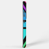 Union Jack/Flag veelkleurig + zwart ontwerp Samsung Galaxy Hoesje (Rechterkant)