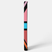 Union Jack/Flag veelkleurig + zwart ontwerp Samsung Galaxy Hoesje (Linkerkant)