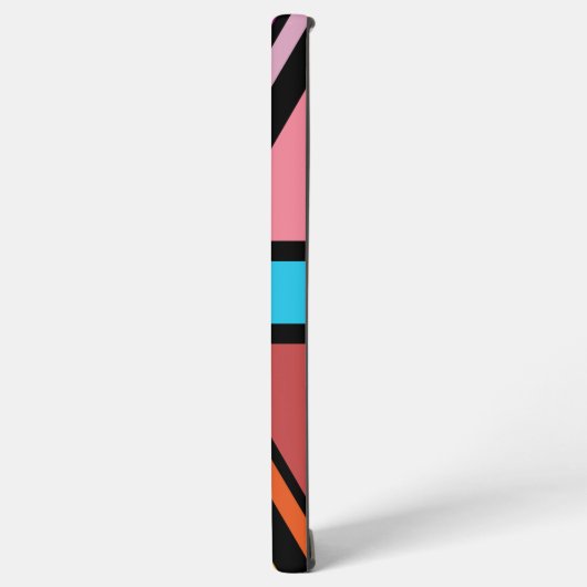 Union Jack/Flag veelkleurig + zwart ontwerp Samsung Galaxy Hoesje (Linkerkant)