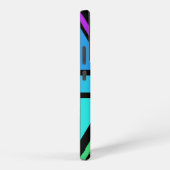 Union Jack/Flag veelkleurig + zwart ontwerp Samsung Galaxy Hoesje (Rechterkant)