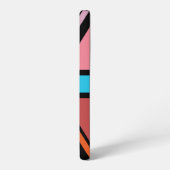 Union Jack/Flag veelkleurig + zwart ontwerp Samsung Galaxy Hoesje (Linkerkant)