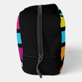 Union Jack/Flag veelkleurig + zwart ontwerp Toilettasje (Rechts)