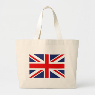 Union Jack Flag-Verenigd Koninkrijk Grote Tote Bag