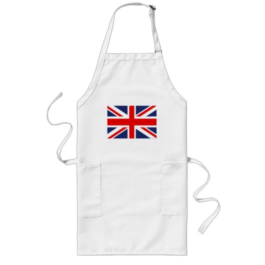 Union Jack Flag-Verenigd Koninkrijk Lang Schort (Voorkant)