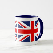 Union Jack Flag-Verenigd Koninkrijk Mok (Voorkant rechts)