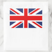 Union Jack Flag-Verenigd Koninkrijk Rechthoekige Sticker (Tas)