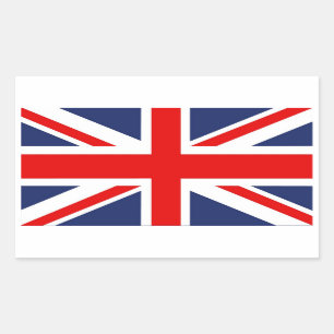 Union Jack Flag-Verenigd Koninkrijk Rechthoekige Sticker