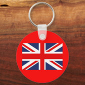 Union Jack Flag-Verenigd Koninkrijk Sleutelhanger (Voorkant)