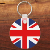 Union Jack Flag-Verenigd Koninkrijk Sleutelhanger (Voorkant)