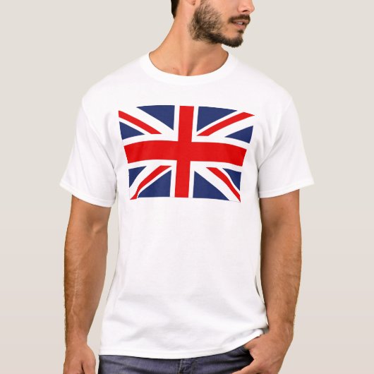 Union Jack Flag-Verenigd Koninkrijk T-shirt (Voorkant)