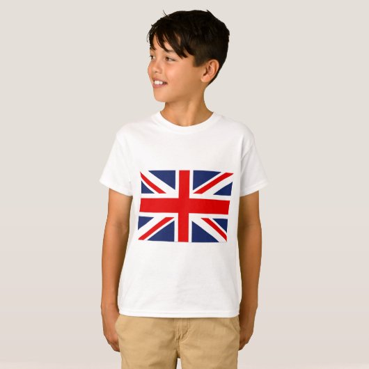 Union Jack Flag-Verenigd Koninkrijk T-shirt (Voorkant volledig)