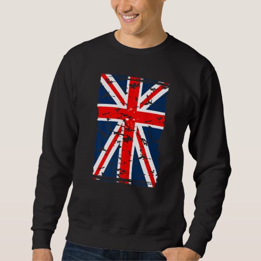 Union Jack Flag Verenigd Koninkrijk Trui (Voorkant)