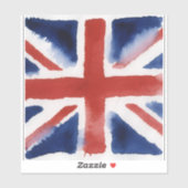 Union jack flag vinyl sticker (Vel)