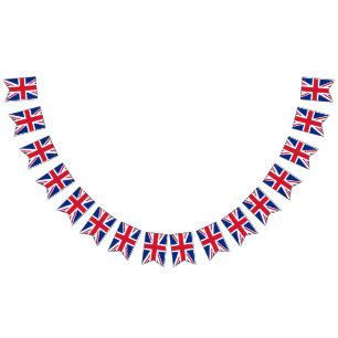 Union Jack Flags, Bunting Banner / Verenigd Konink