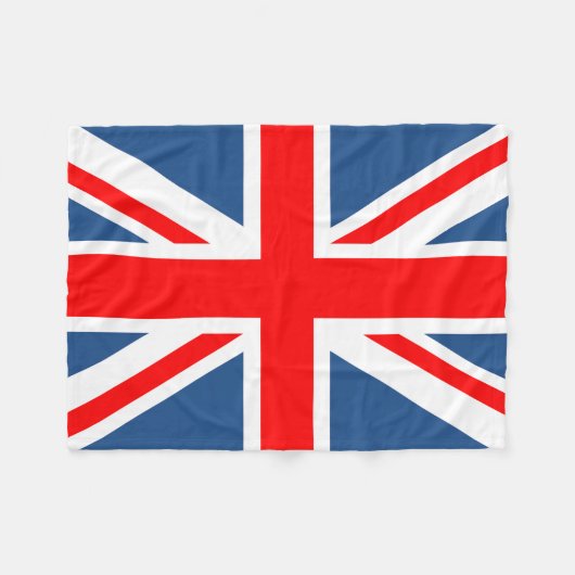 Union Jack Fleece Deken (Voorkant (Horizontaal))