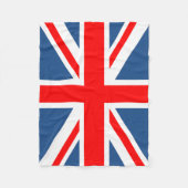 Union Jack Fleece Deken (Voorkant)