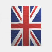 Union Jack Fleece Deken (Voorkant)