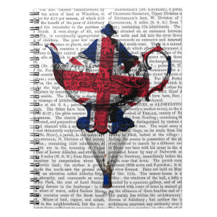 Union Jack Flying Teapot Notitieboek