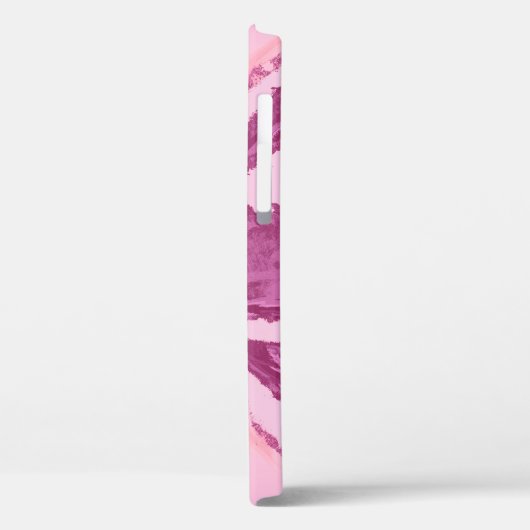 Union Jack geschilderd UK Art Plum Case-Mate iPhone Case (Achterkant / Links)